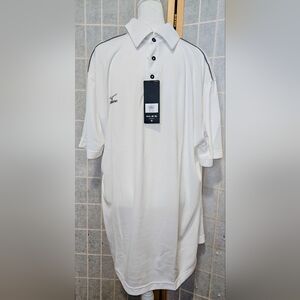 Mizuno White Men's Shirt - Size 3X